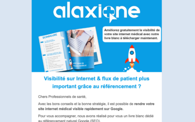 Newsletter votre activité médicale encore plus visible sur internet grâce à notre livre blanc SEO !