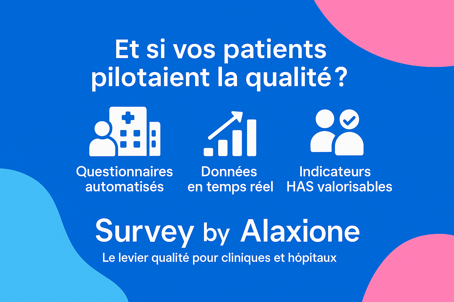 Infographie Survey by Alaxione : vos patients pilotent la qualité des soins