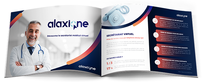 Aperçu de la brochure secrétariat virtuel par Alaxione