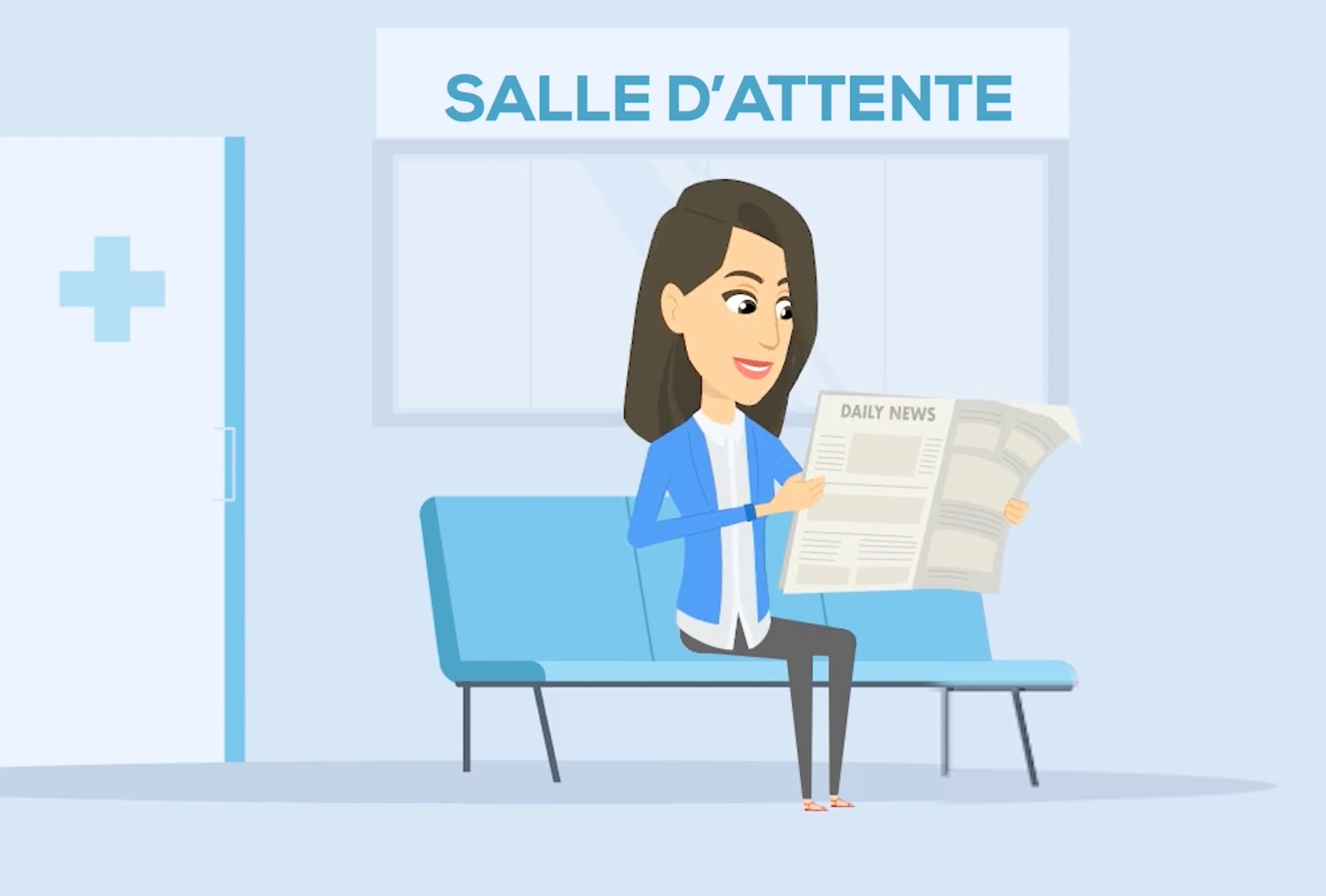 salle d'attente du médecin